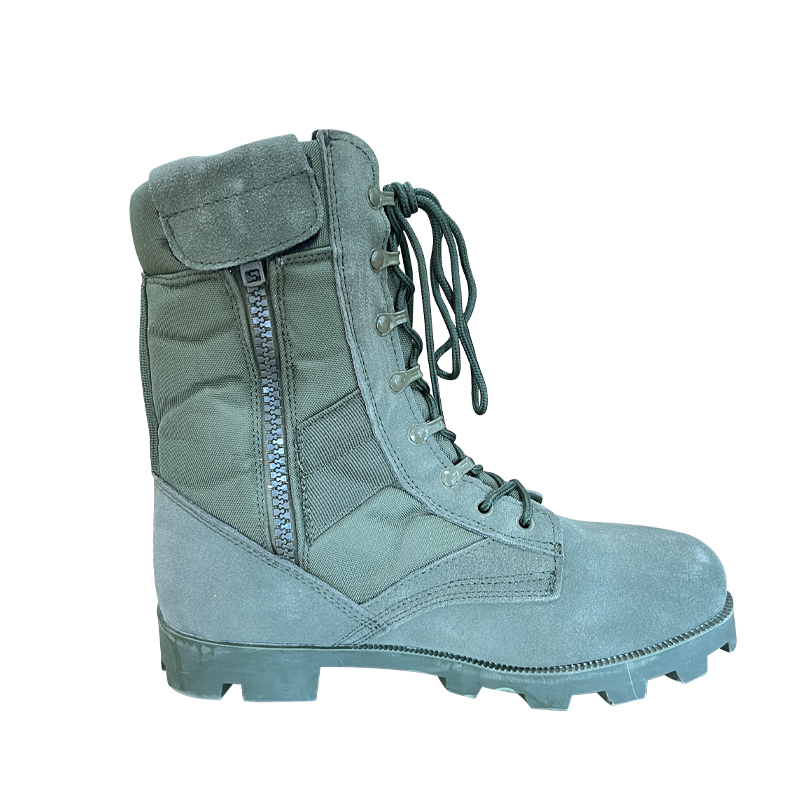 Rubber Sole Men and Women Leather Hiking Boots for Outdoor Training in Autumn Season