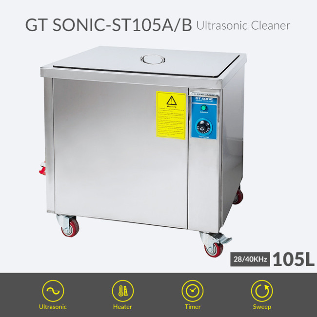 105L Single Tank Industrial Ultrasonic Cleaner For High Performance Cleaning