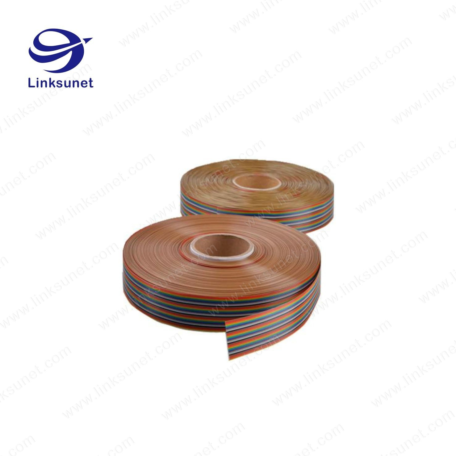 PVC Flat Ribbon Cable Assembly 2.54mm Pich UL2651 - 28AWG 10P 1.27MM PICH
