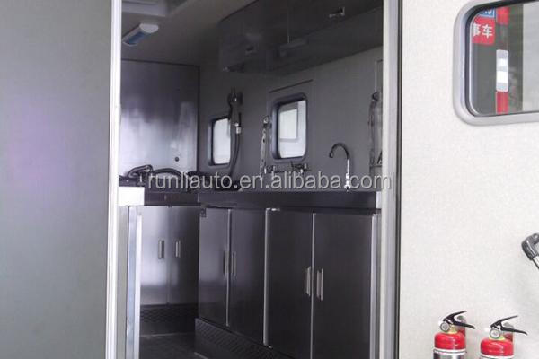 China Popular Gasoline Engine Mobile Catering Food Van