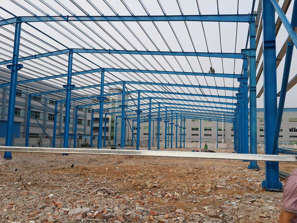 Warehouse Structure Q235, Q345 Prefabricated Warehouse Steel Structure