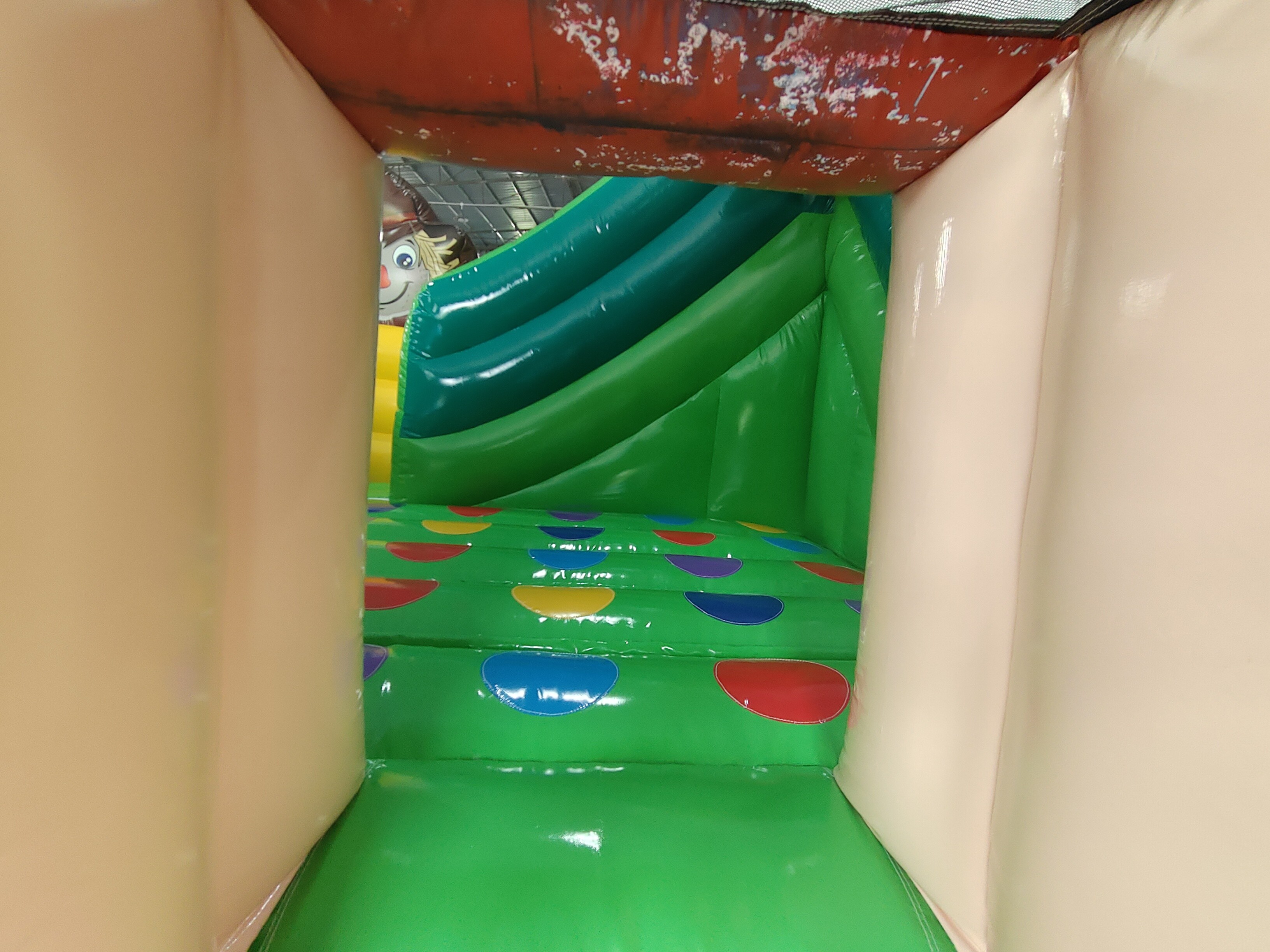 Digital Printing Inflatable Combo Funny Infant Playground Corn Farm Theme Inflatable Bouncy House With Slide For Kids