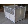 Buy cheap Powdercoating storage Mesh Collapsible Pallet Cage Stillage Heavy Duty from wholesalers