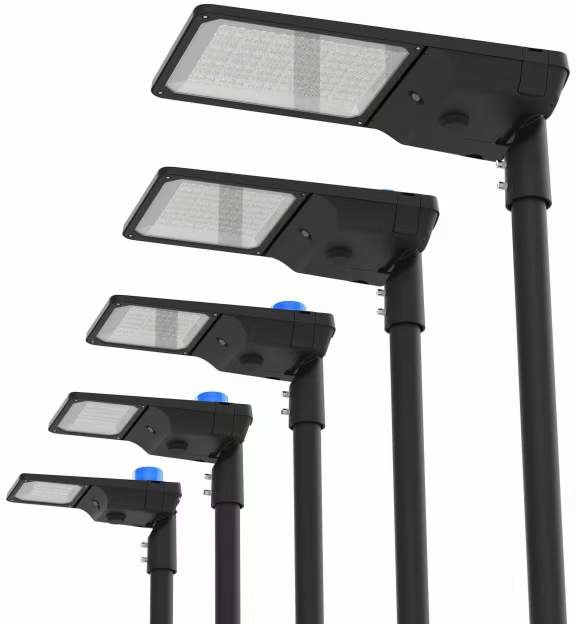 Road Street Aluminum Light Housing Luminaire Efficacy Of 130-190 Lm/W