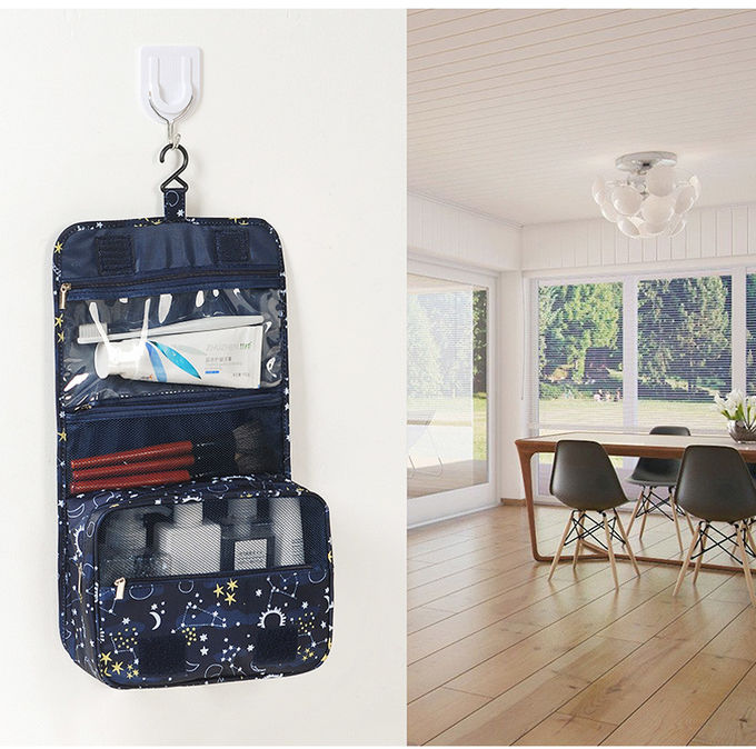 Direct Supplier Bulk Colorful Printing Oxford Toiletry Bag Hanging