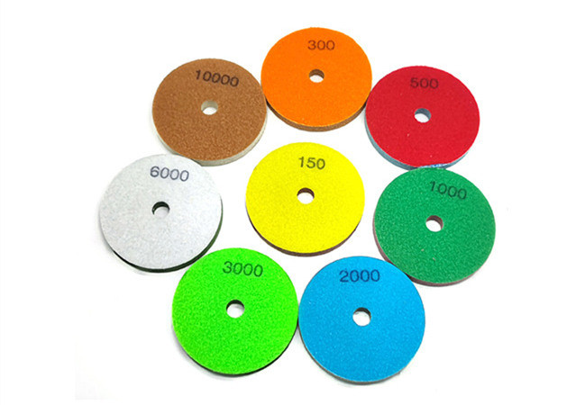 Deyi Sponge Artificial Stone Tile Diamond Polishing Pad For Grinder