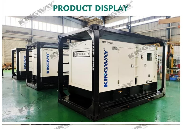 ATEX Zone 2 Temp Class T3 Diesel industrial Generator Set Explosion Proof 250KVA