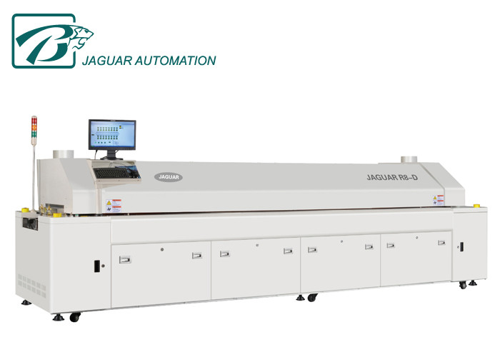 Automated SMT Reflow Oven 5300 × 1650 × 1550mm Dimension 20 Mins Warming Time
