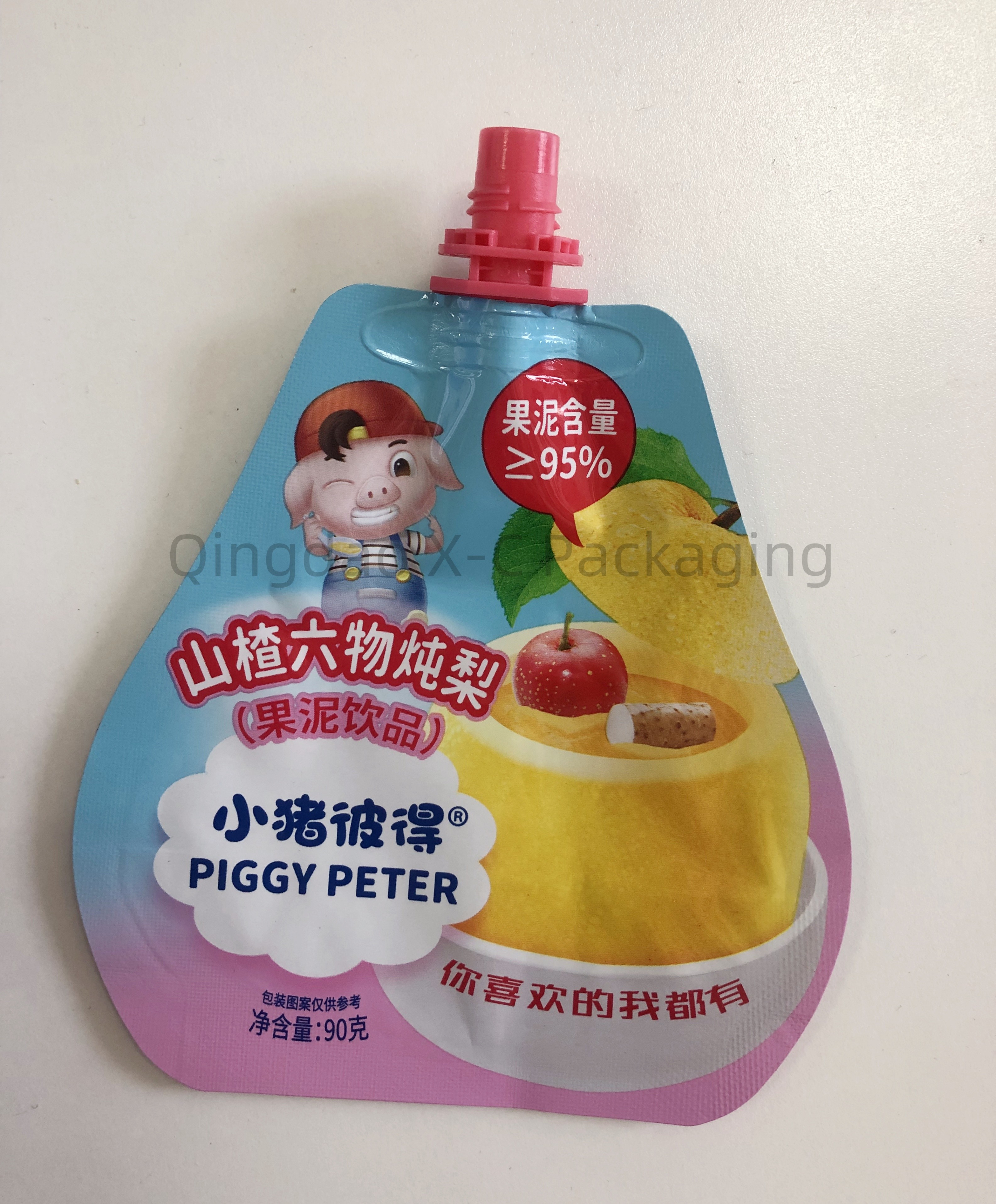 Gravure Printing Custom Packaging Bag Flexible Plastic Stand Up Pouch for Snack