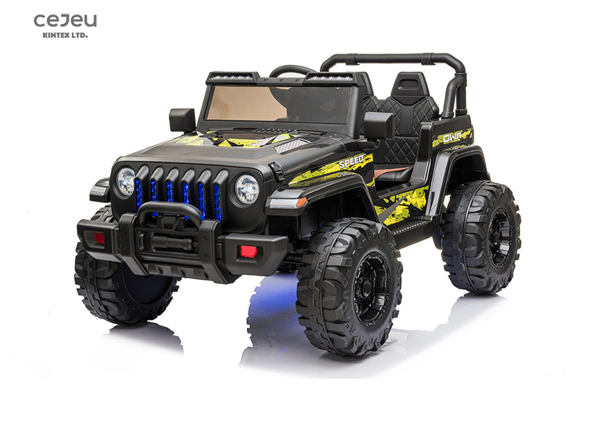 35W*2 Kids Ride On Toy Car 5.5 KM/HR Pink Ride On Jeep 2 Seater 1000MA