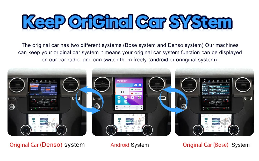 Vertical Screen Car Radio For Land Range Rover Discovery 4 2009-2016 New Upgrade Carplay GPS Navigation Multimedia play