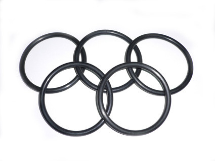 Black NBR O Ring , 8-12Mpa Silicone Rubber Washers for Industrial Seal