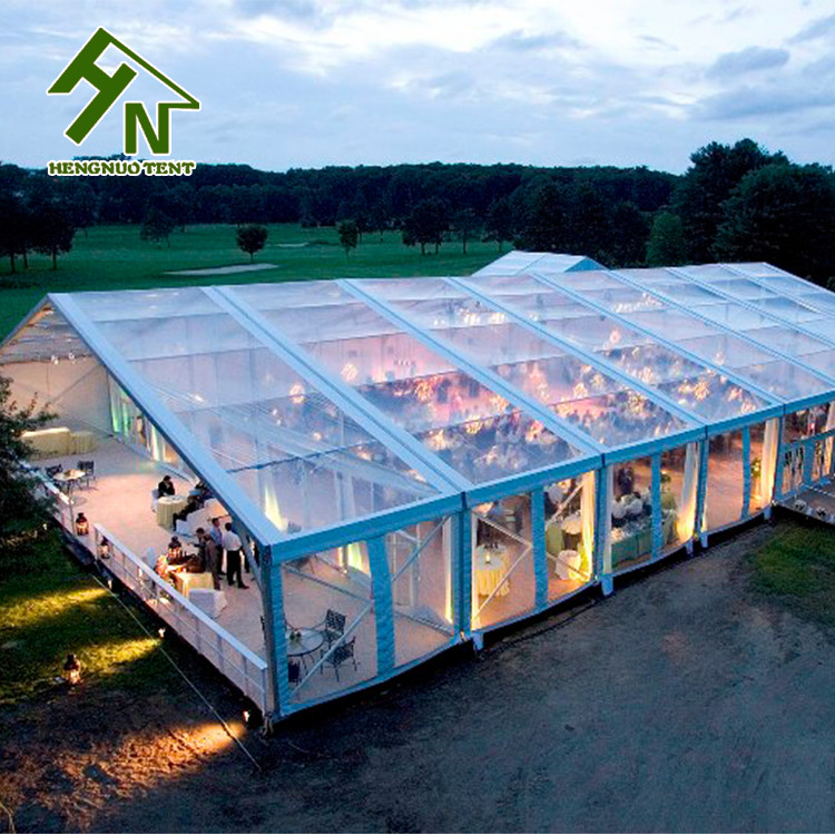 Luxury Transparent Cover 1000 Seater Clear Roof Marquee Tent Outdoor 25x40m