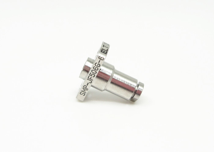 Full Detent 2 Holes Flange Mount Nickel Plated Male Straight SMP RF Connector