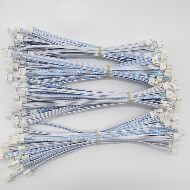 UL Wire Gray Red-white 2.54 Dupont JST TE Molex Flat Cable Wire Harness for America Market