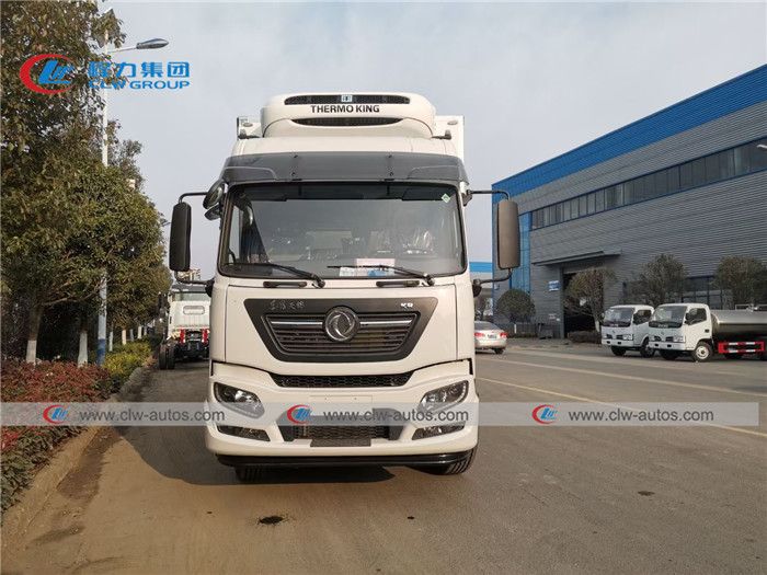 10T 15T Dongfeng Refrigerated Van Truck With Thermo King Refrigerator