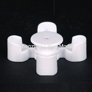 scale integrated round table and chair-1:50model furniture, model stuffs,HO
