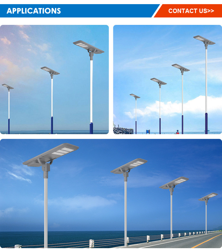 Outdoor Integrated All In One Led Solar Street Light 6000-6500K 400w 600w 800w 1000w 1200w