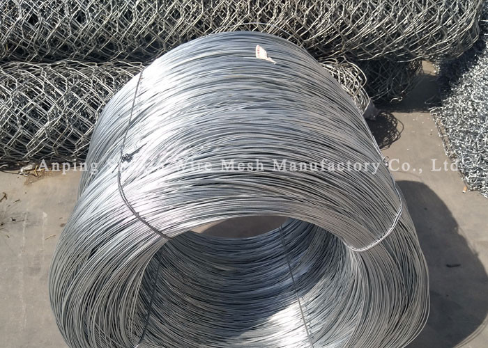 4mm Gabion Baskets Round Flexible Retaining Wall Galvanized For Heavy Stone