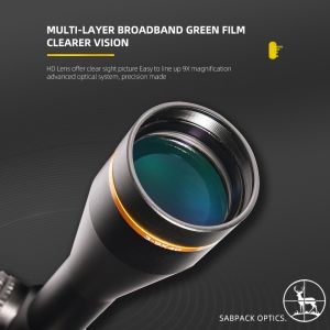 Sabpack 40mm fogproof Hunting Rifle Scope 3 - 9X Cross Field Riflescope