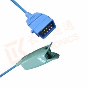 BCI Spo2 Probe Sensor DB9 Pin Reusable SpO2 Sensor Adult Finger Clip