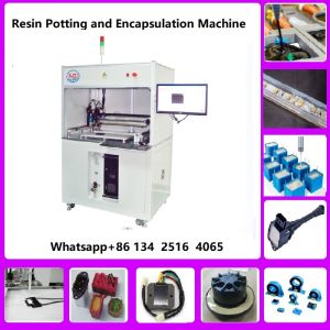 HV component epoxy potting and encapsulate machine meter mix dispenser