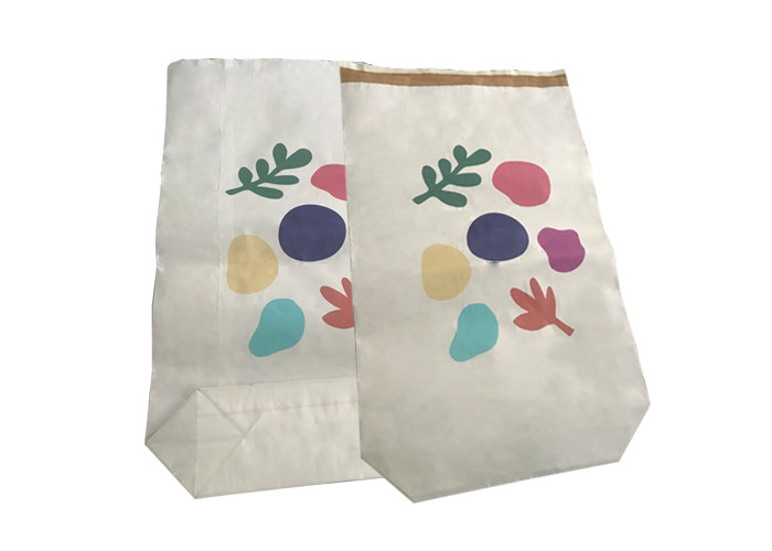 Block Bottom Industrial Paper Bags For Non Dairy Creamer Moisture Proof 20KG 25kg