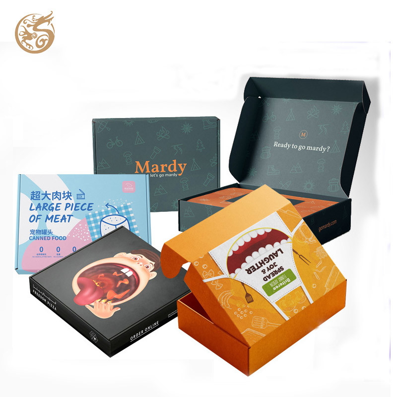Custom Kraft Inner Corrugated Paper Boxes Clothing Tea Gift Mailer Shipping Box