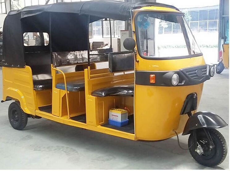 Type Heavy Tuck Passenger Tricycle in Peru Fuel Capacity 9L Max Load Capacity 3 Passengers