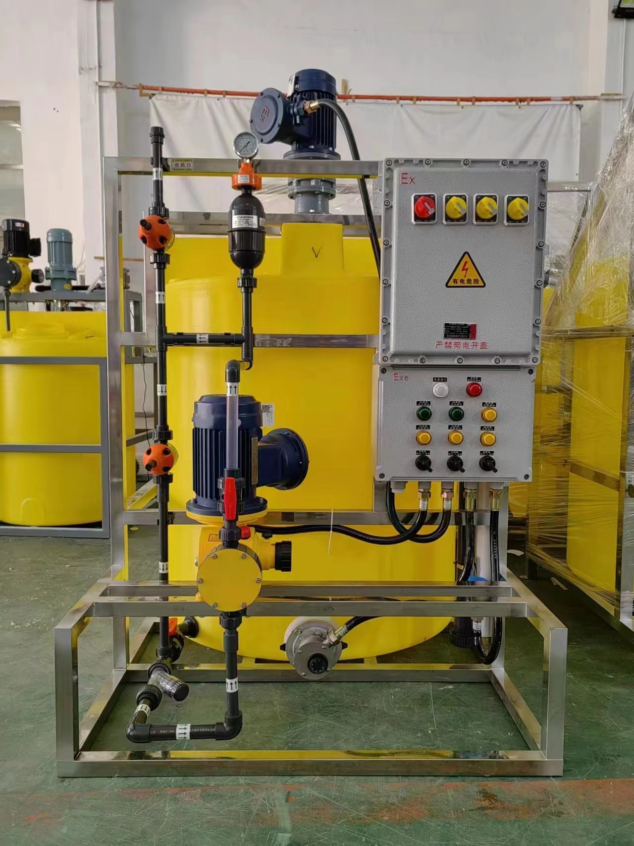 Solid Chemical Dosing System Small Chemical Dosing Pump Automatic