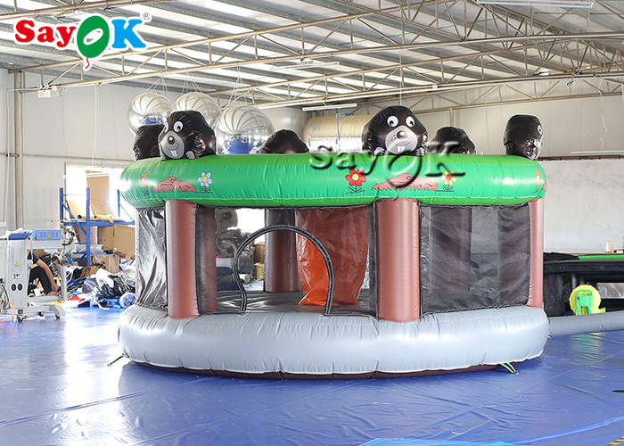 Outdoor Inflatable Games Kids Adult PVC Inflatable Whack A Mole With Air Blower