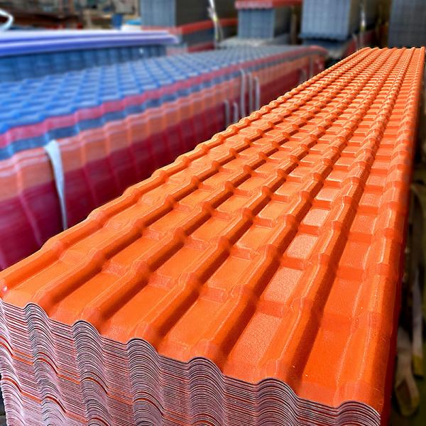 Sound Insulation 1050mm Synthetic Resin Roof Tile Environment Friendly Heat
