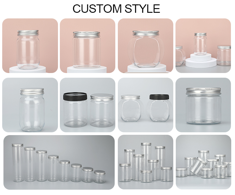 Hot Sale PS Plastic Cosmetic Packaging 5g 10g 30g Jars For Face Cream