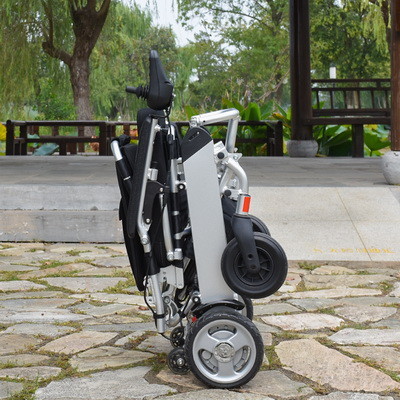 Adjustable Aluminum Alloy Portable Power Wheelchair
