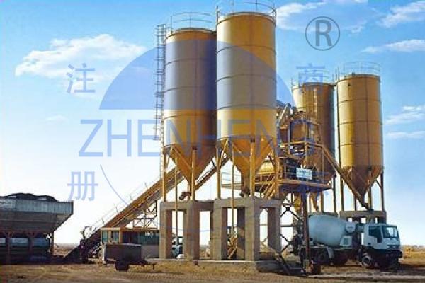 HZS75 High Mixing Efficiency Electric Power Concrete Batching Plant
