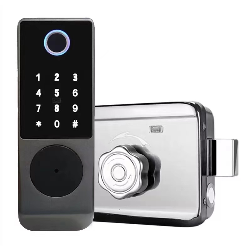 Waterproof Rim Lock TTlock Tuya Controlled Door Lock