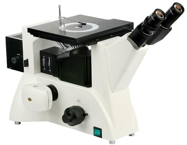 100X 20X Binocular Inverted Metallographic Microscope Bright Dark Field