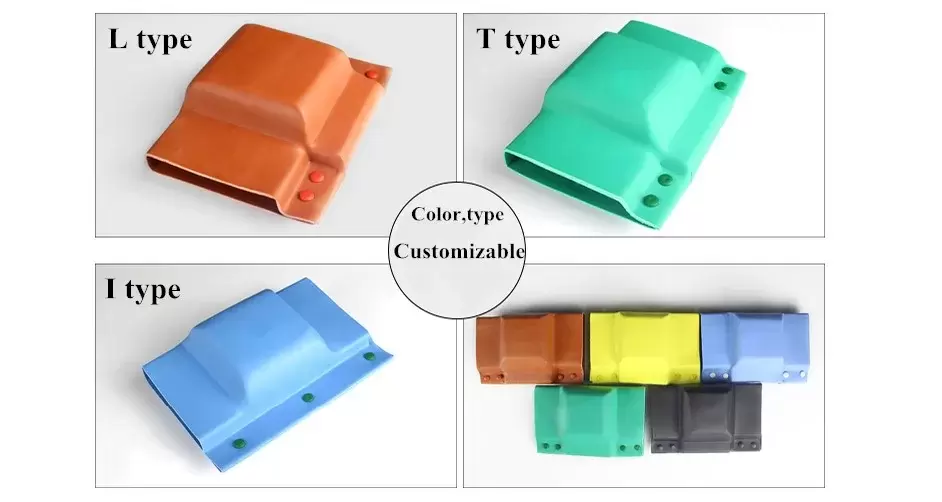 Red Bus Bar Joint Kits Protection Cover "I", "T", "L" Type RoHS compliant Bus Bar Cover