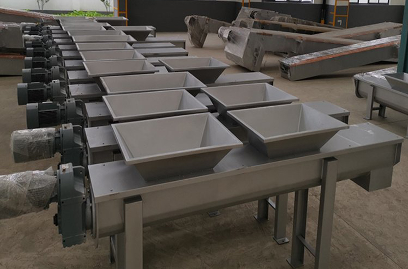 Shaftless U Shaped SS Cement Screw Conveyor For Animal Feed Pulverized Coal Lime
