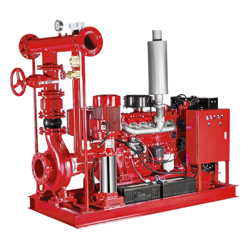 Diesel Engine Fire Pump Set 400GPM 8Bar 4 Cylinder