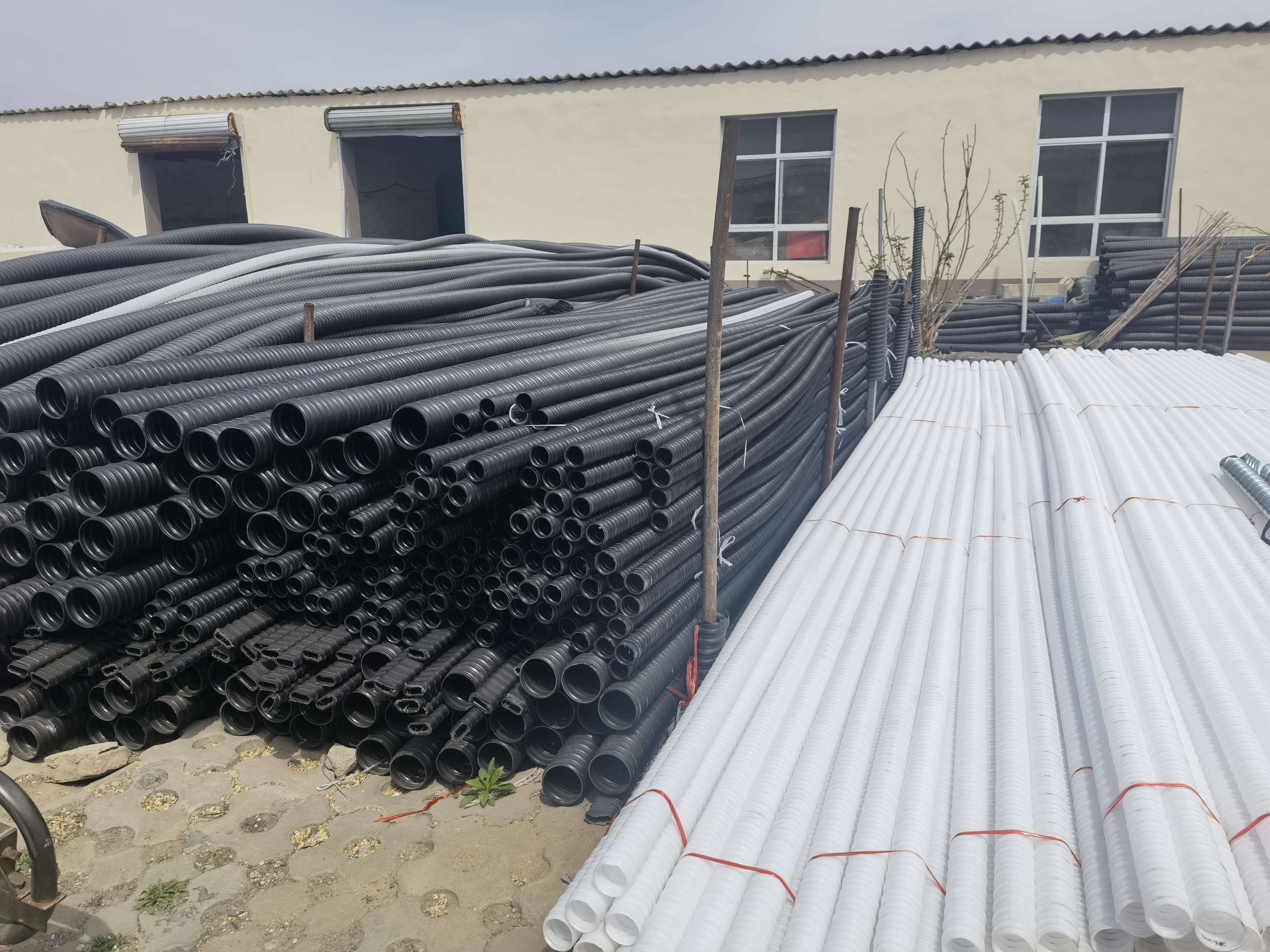 37-55kw Motor Power PE PP Spiral Pipe Extrusion Line for Pe Pipe Manufacturing Equipment