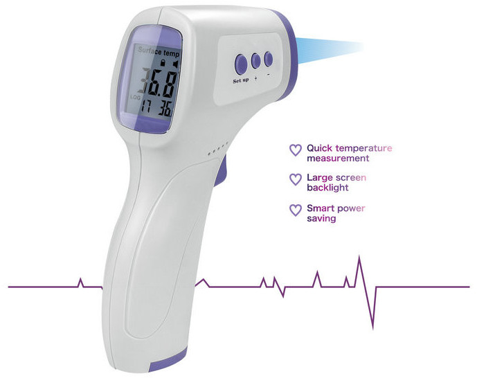 Easy Reading Digital Non Contact Thermometer 3-5cm Measurement Distance