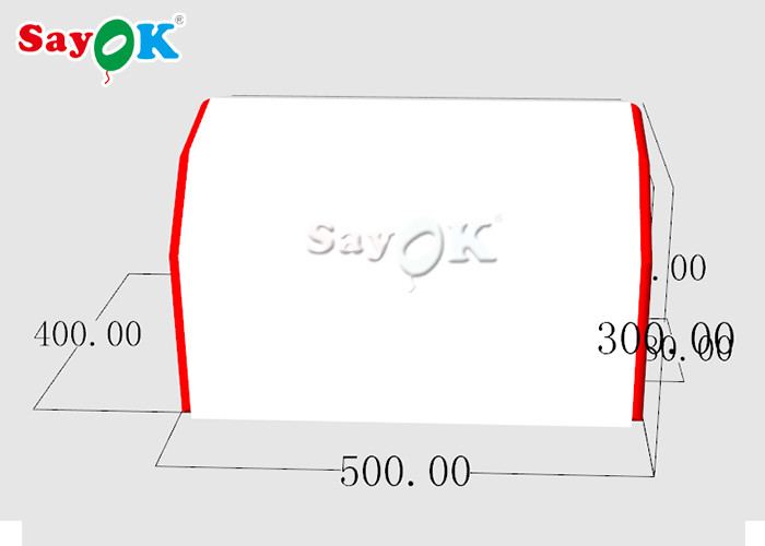 Inflatable Emergency Tent Oxford Cloth Inflatable Medical Tent / Cube Decontamination Tent