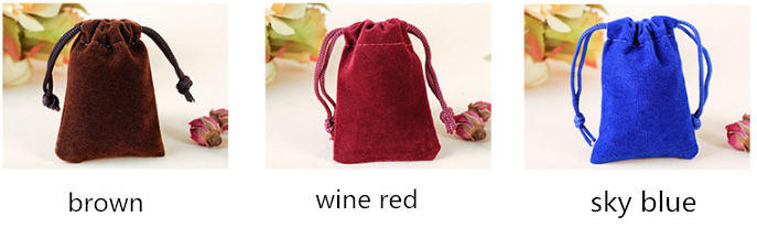 Eco Friendly Polyester Drawstring Sports Bag Small Velvet Bag For Gift Jewelry