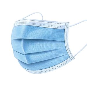 Breathable Disposable Earloop Face Mask Adjustable Nose Bridge Clip For Face
