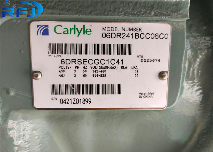 Stainless Steel Semi Hermetic Piston Compressor R404 For Carlyle Carrier