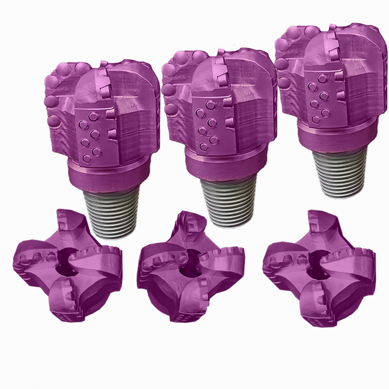 API PDC Petroleum Drill Bit Rock Drilling Tools 6 Blades Matrix Body Diamond PDC Bit