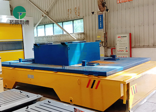 Battery Operated Rail Guided Powered Transfer Trolley For Paper Making Industry