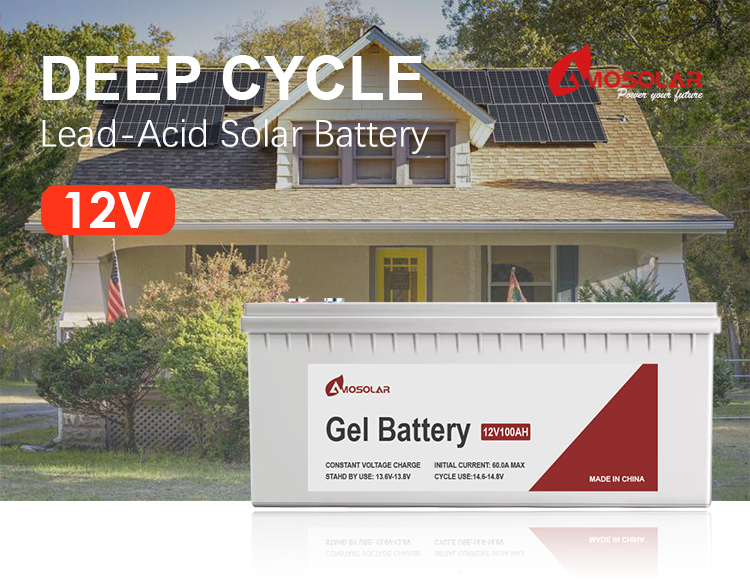 12v 100Ah 150Ah 200Ah 250Ah VRLA Solar Energy Storage Lead Acid Batteries for Charging