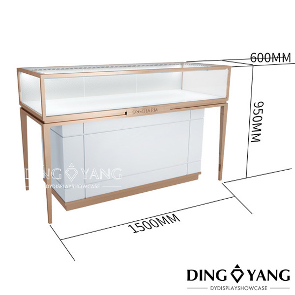 Streamline 1500X600X950MM Jewelry Counter Showcase